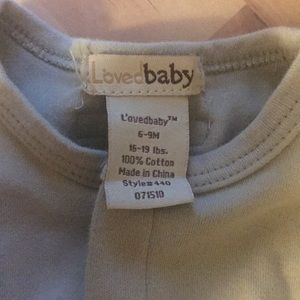 L’oved Baby Sage Green Jumpsuit